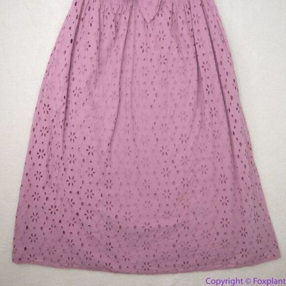 Eloquii Eyelet Tie Front Maxi Dress, 18 - Picture 5 of 16